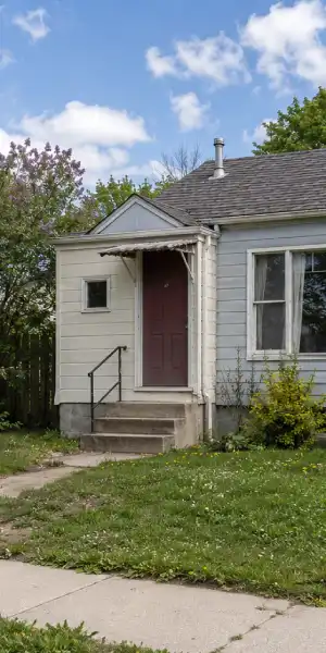 Distressed Blue Home